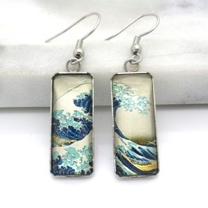 The WAVE Framed Art Print Painting Ea…